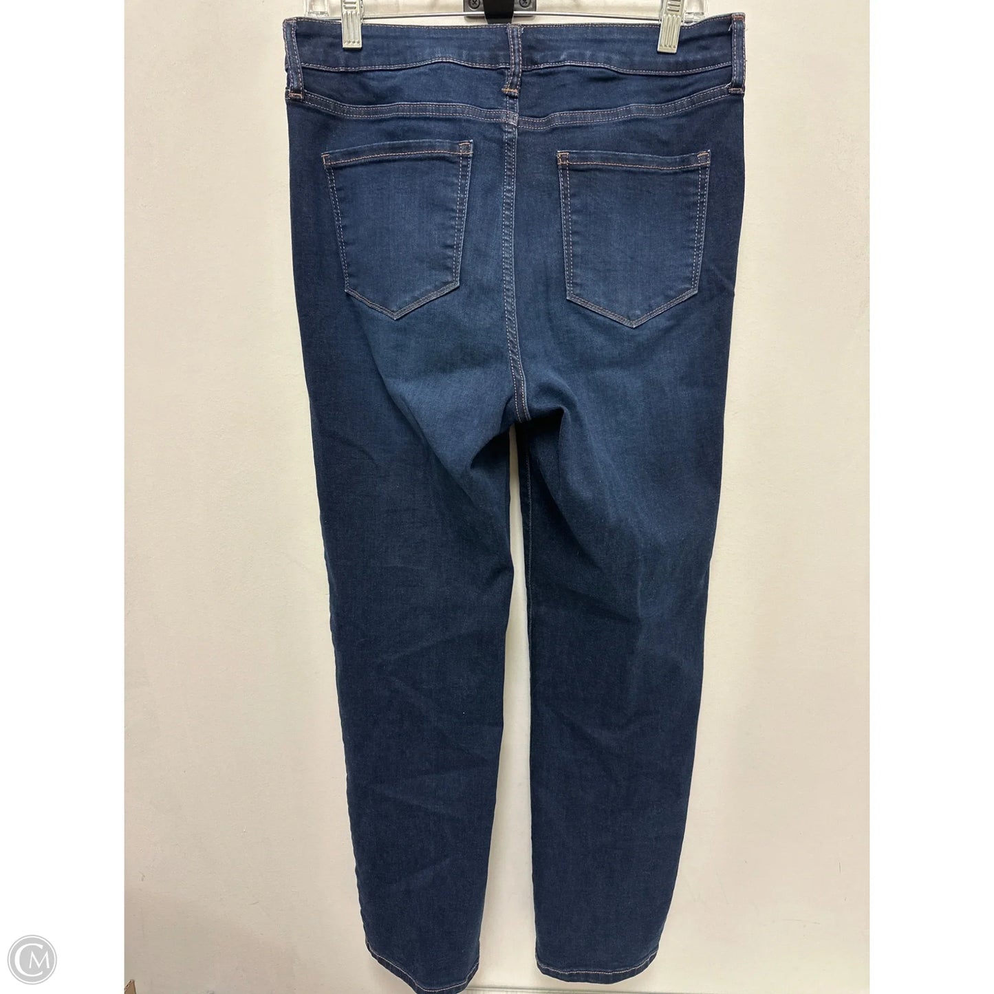 Jeans Straight By Nine West In Blue Denim, Size: 10