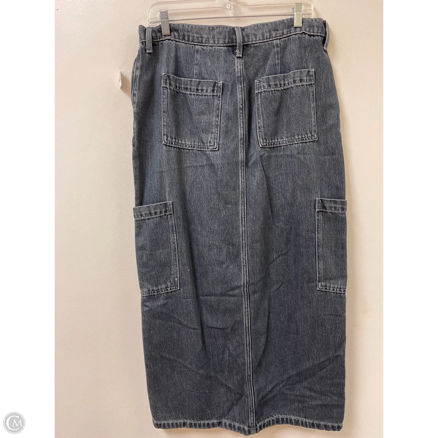 Skirt Maxi By Old Navy In Blue Denim, Size: 8