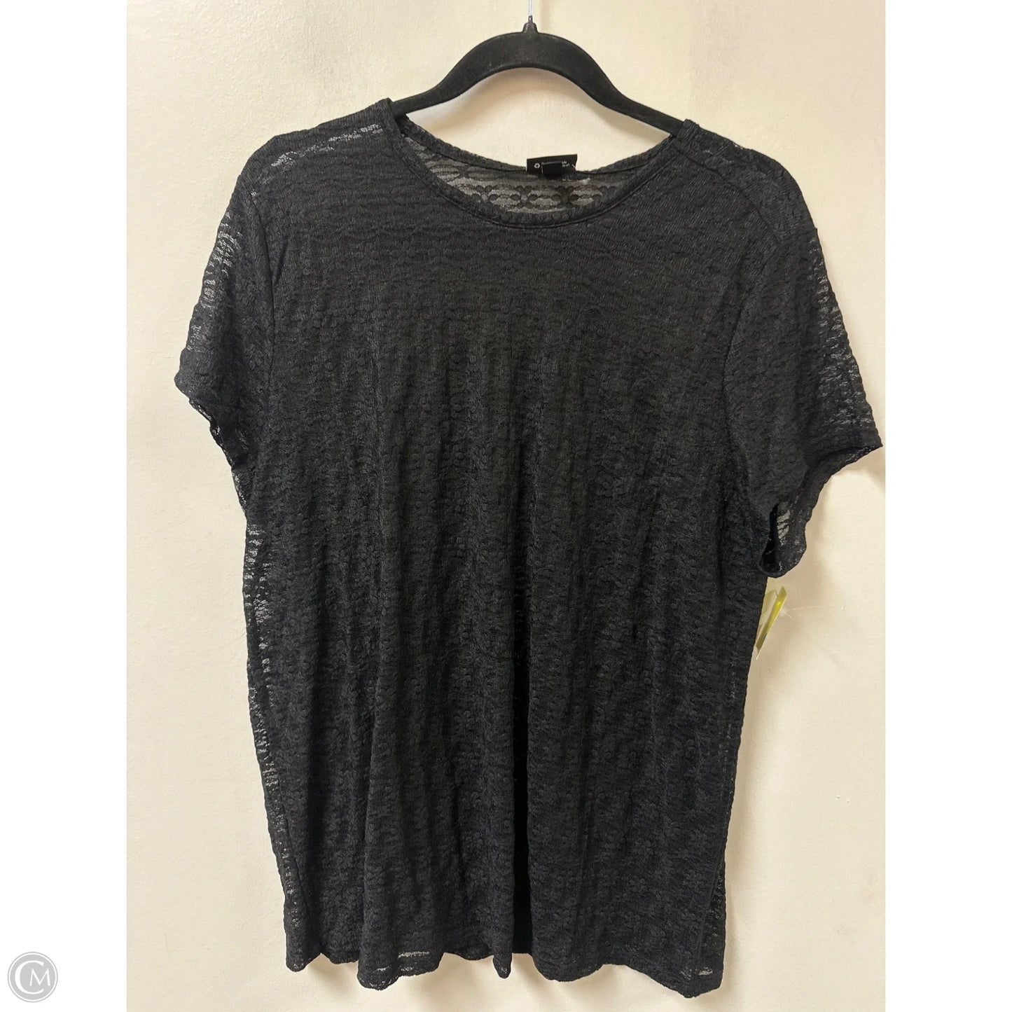 Top Short Sleeve By Torrid In Black, Size: 2x