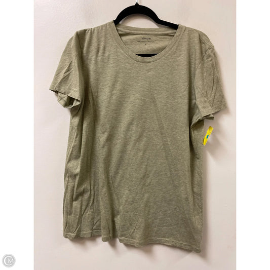 Top Short Sleeve By Vince In Green, Size: Xl