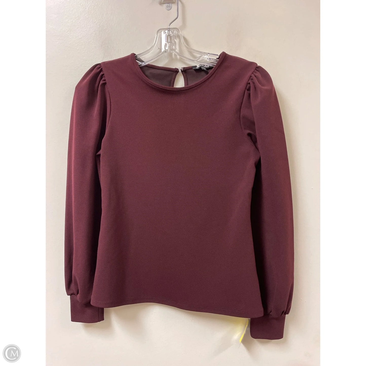 Top Long Sleeve By Express In Red, Size: Xs