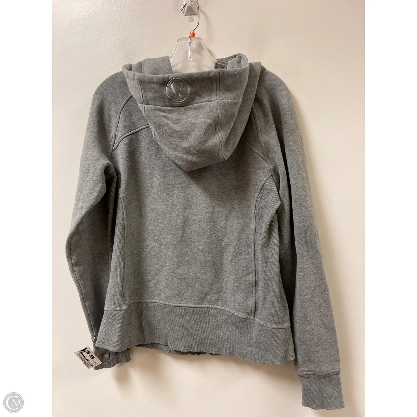 Athletic Jacket By Lululemon In Grey, Size: M