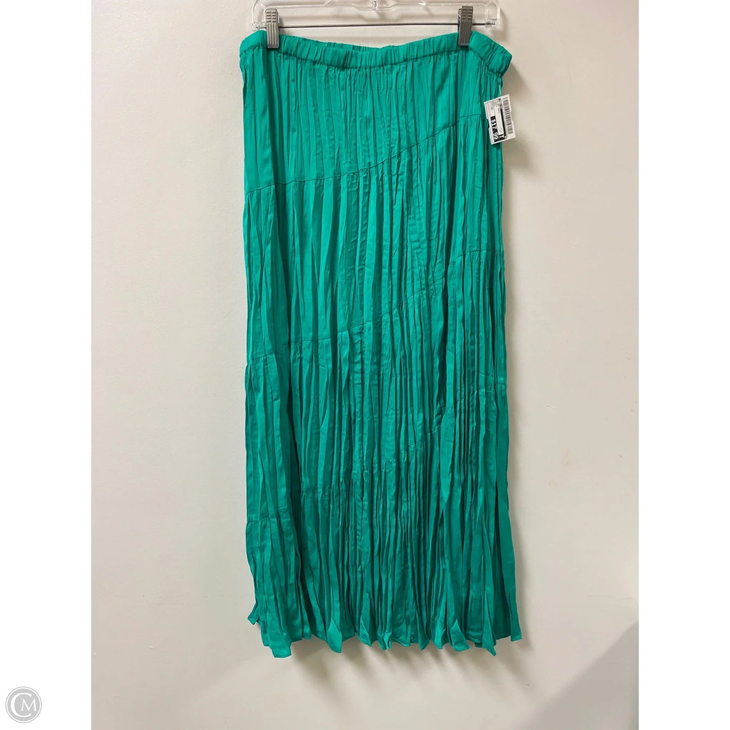 Skirt Maxi By Chicos In Green, Size: 12