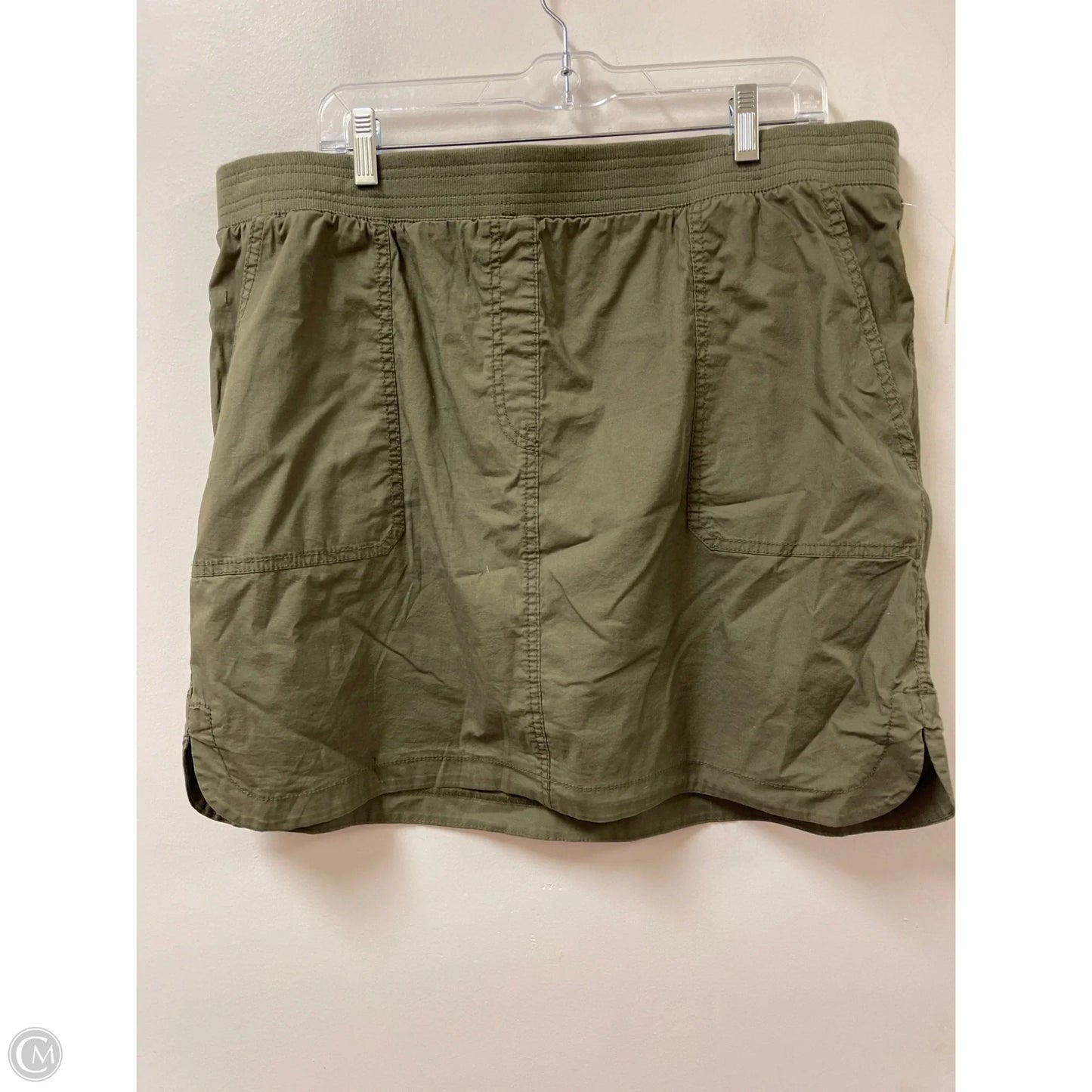 Skort By Chicos In Green, Size: 16