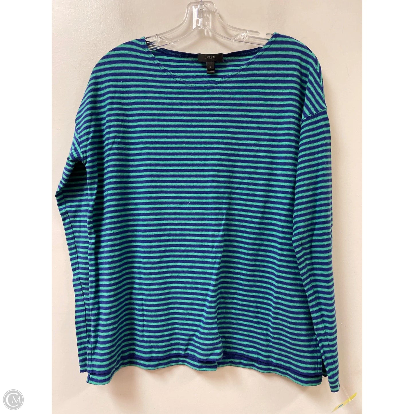 Top Long Sleeve By J. Crew In Striped Pattern, Size: S