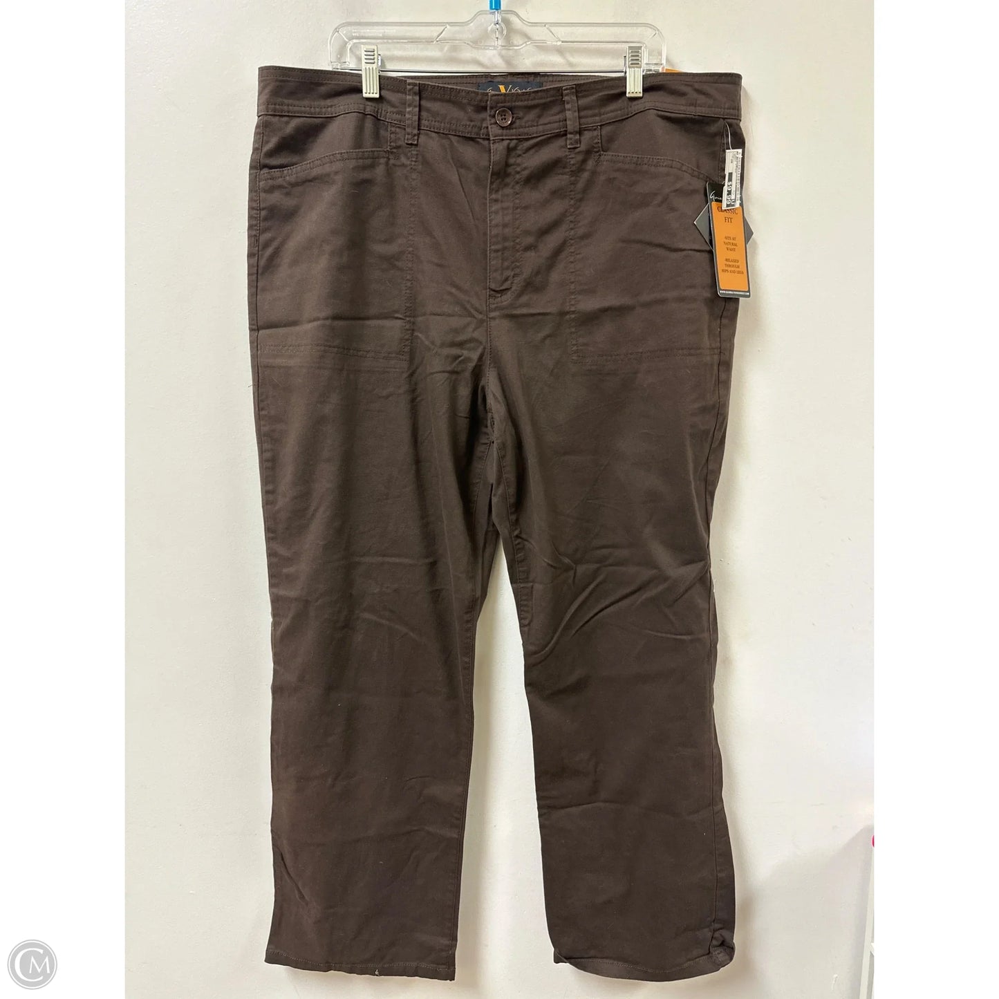 Pants Other By Gloria Vanderbilt In Brown, Size: 20