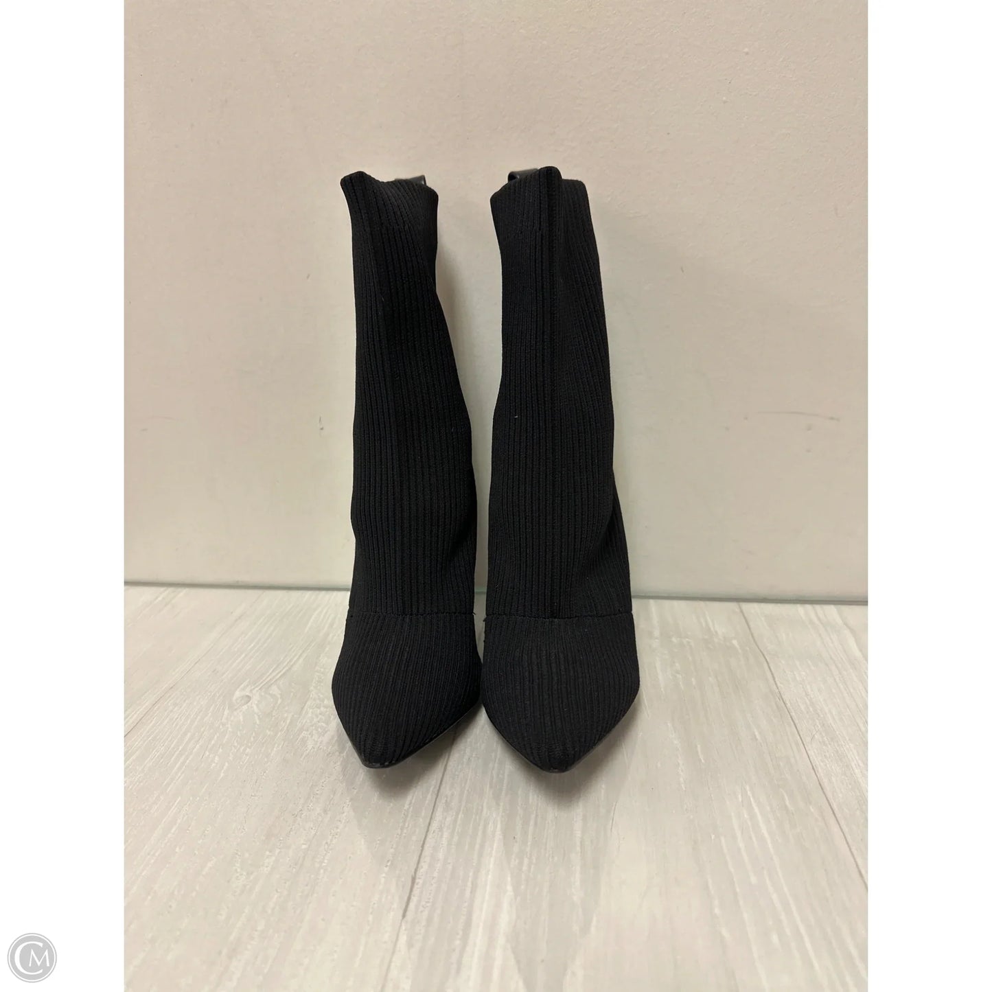 Boots Ankle Heels By Steve Madden In Black, Size: 8