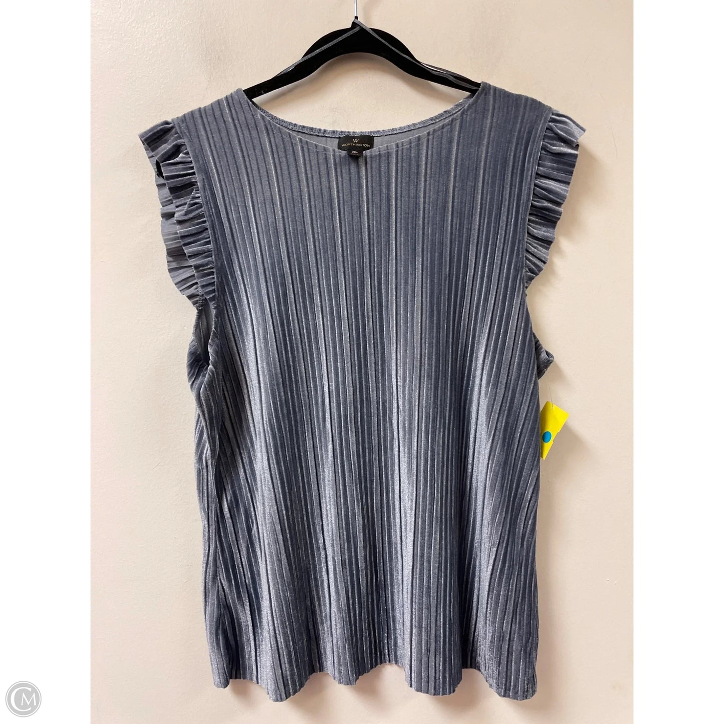 Top Sleeveless By Worthington In Blue, Size: Xl