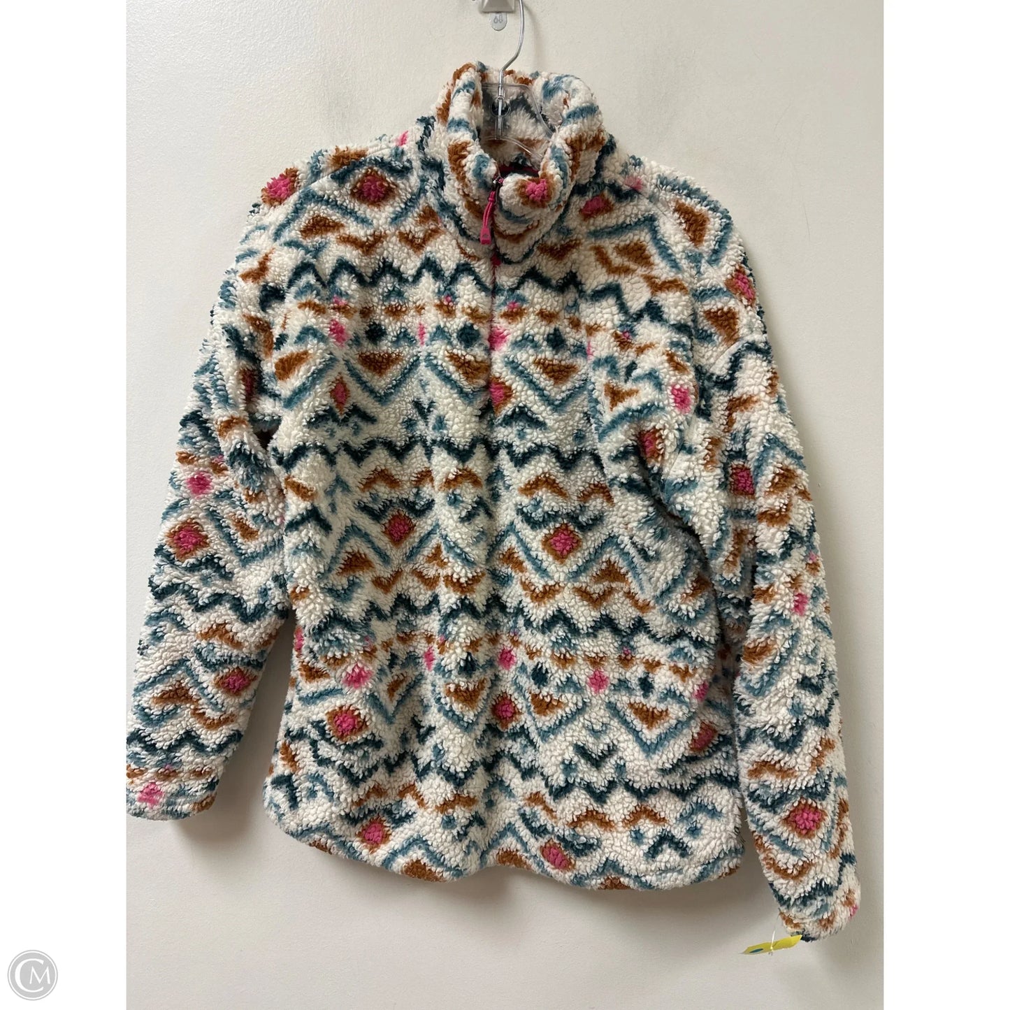 Jacket Faux Fur & Sherpa By Eddie Bauer In Multi-colored, Size: L