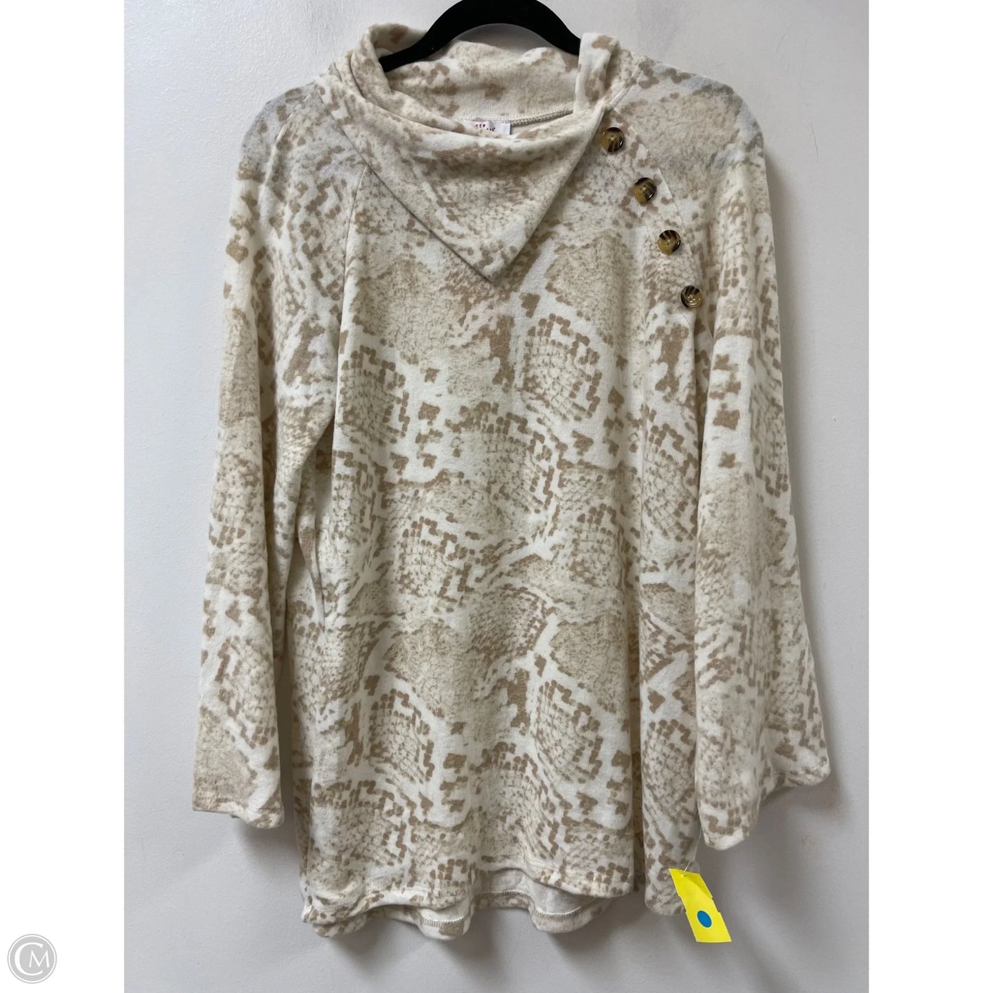 Sweater By New Directions In Cream, Size: M