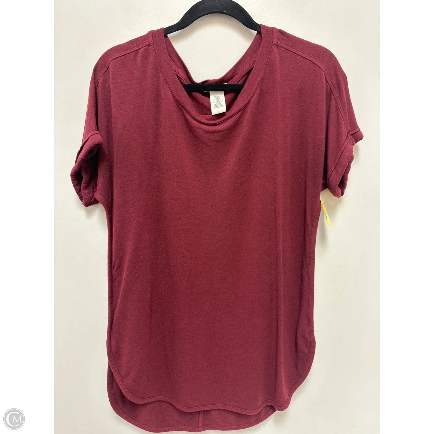 Top Short Sleeve By Matty M In Red, Size: S