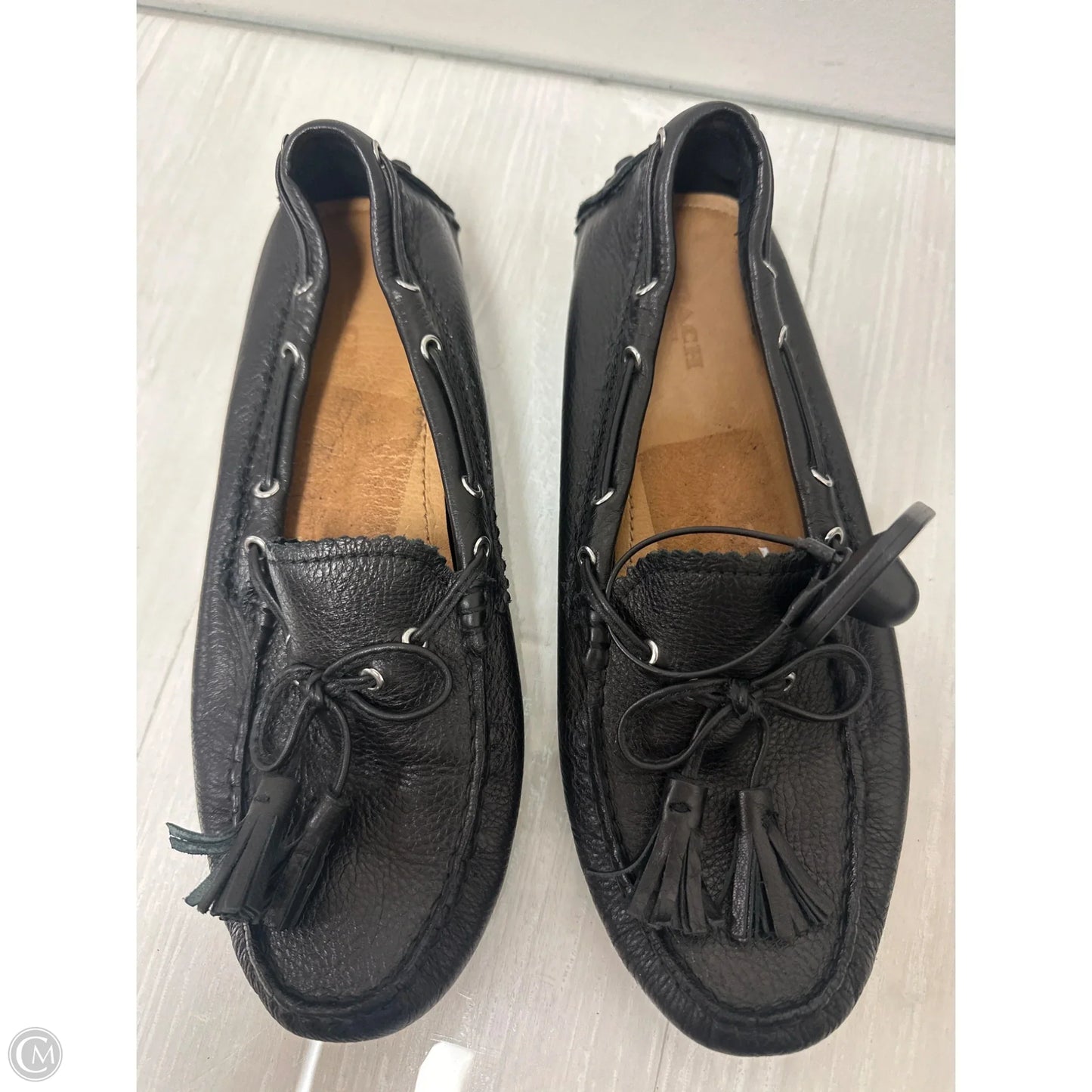Shoes Designer By Coach In Black, Size: 7.5