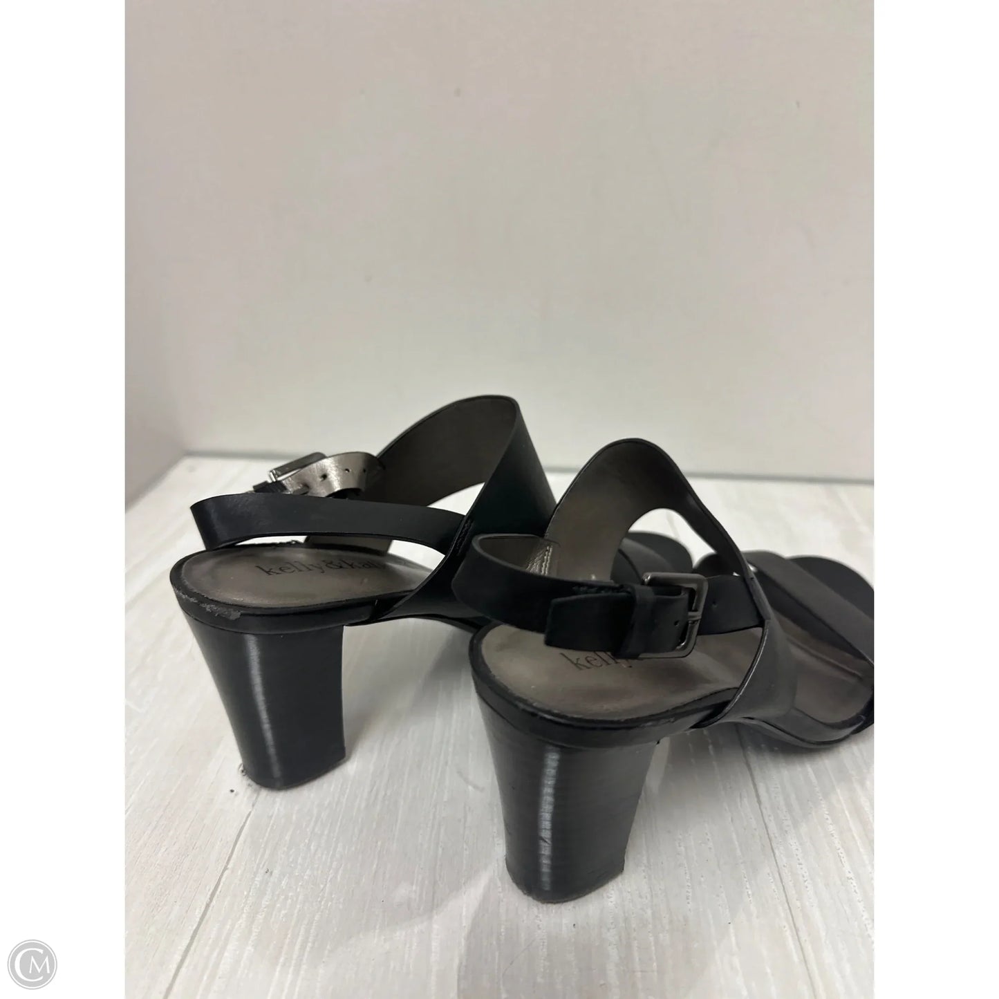 Shoes Heels Block By Kelly And Katie In Black, Size: 7.5