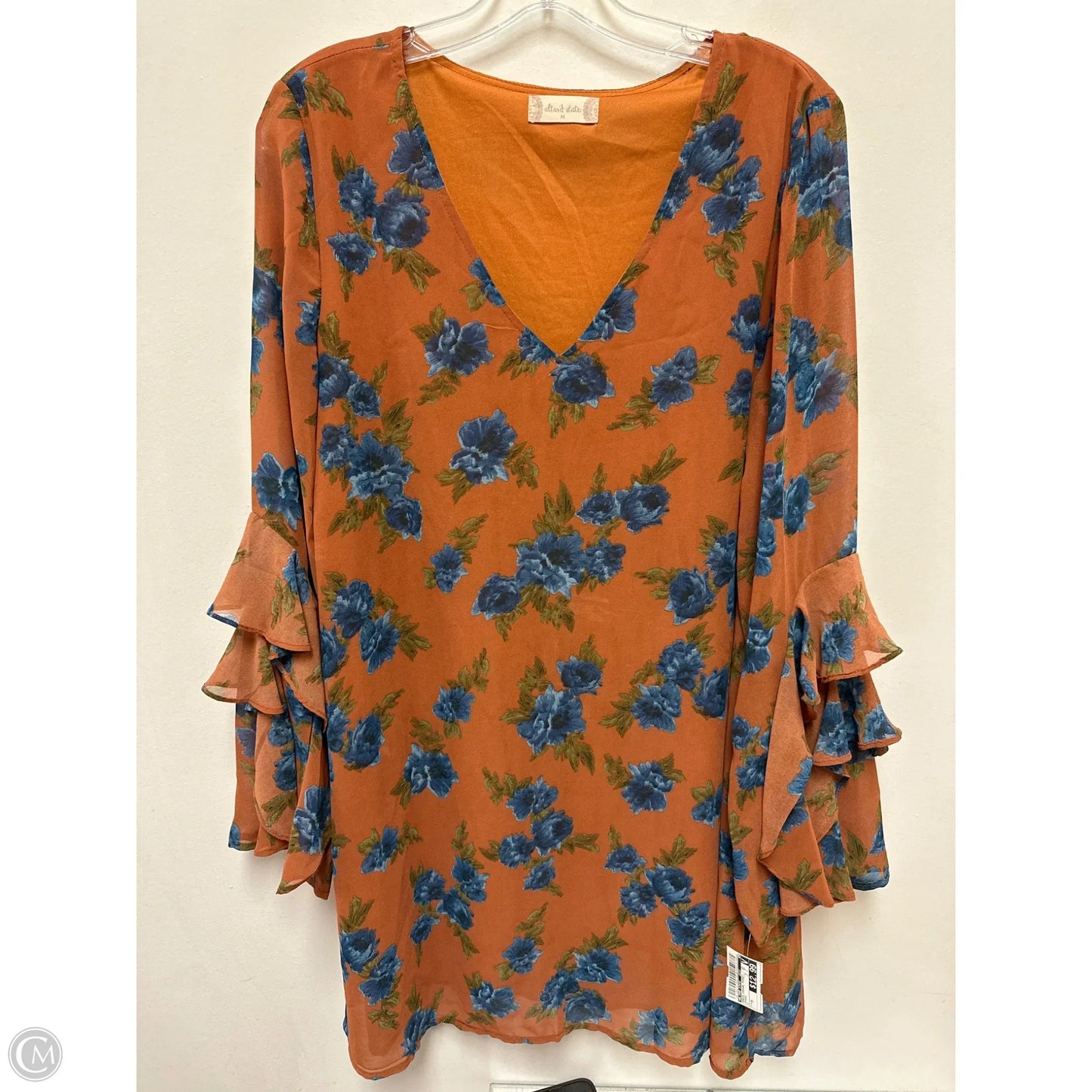 Dress Casual Midi By Altard State In Orange, Size: M