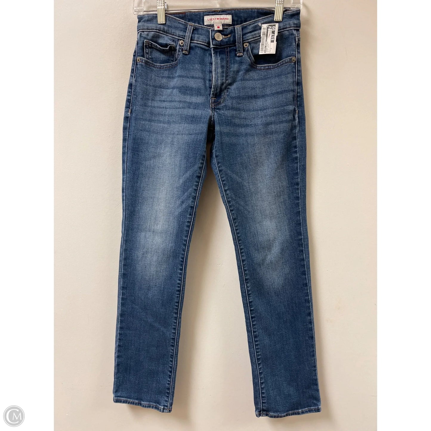 Jeans Skinny By Lucky Brand In Blue Denim, Size: 4