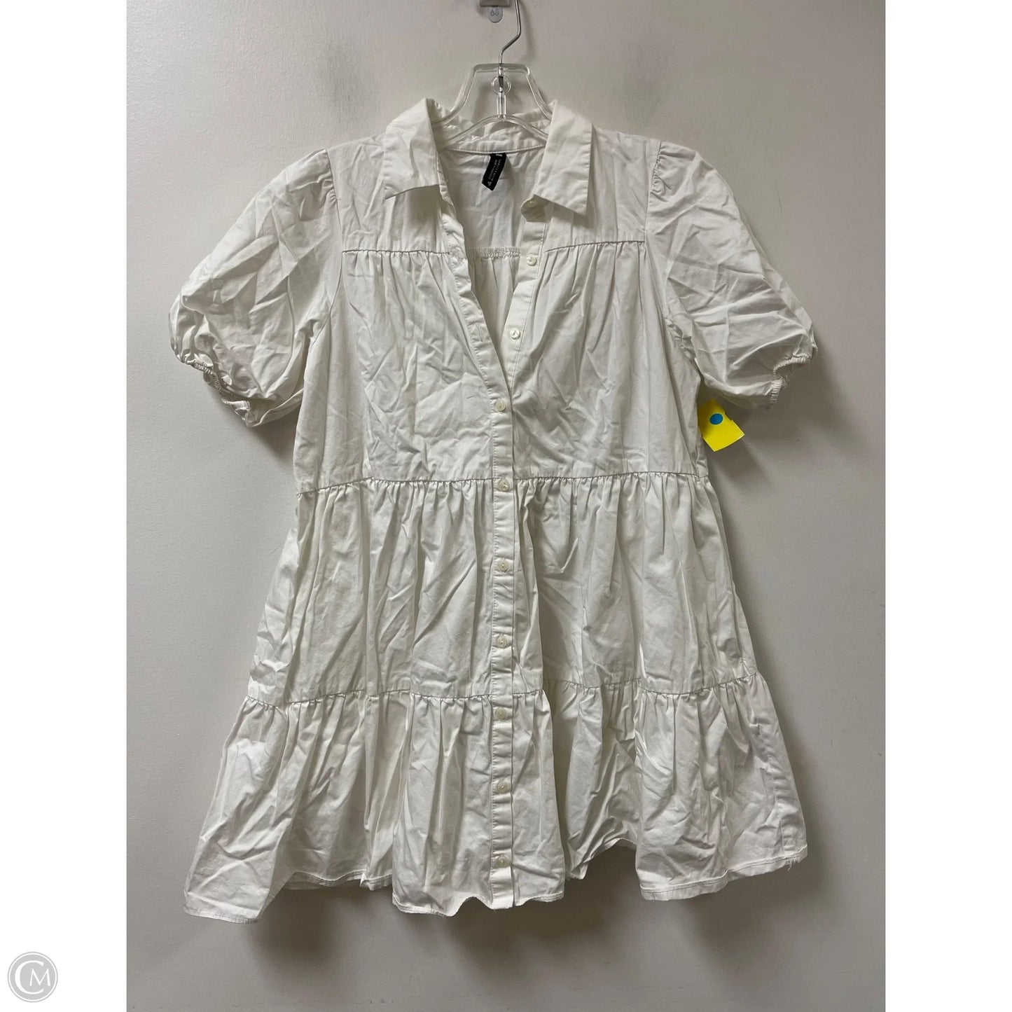 Dress Casual Short By Zara In White, Size: S