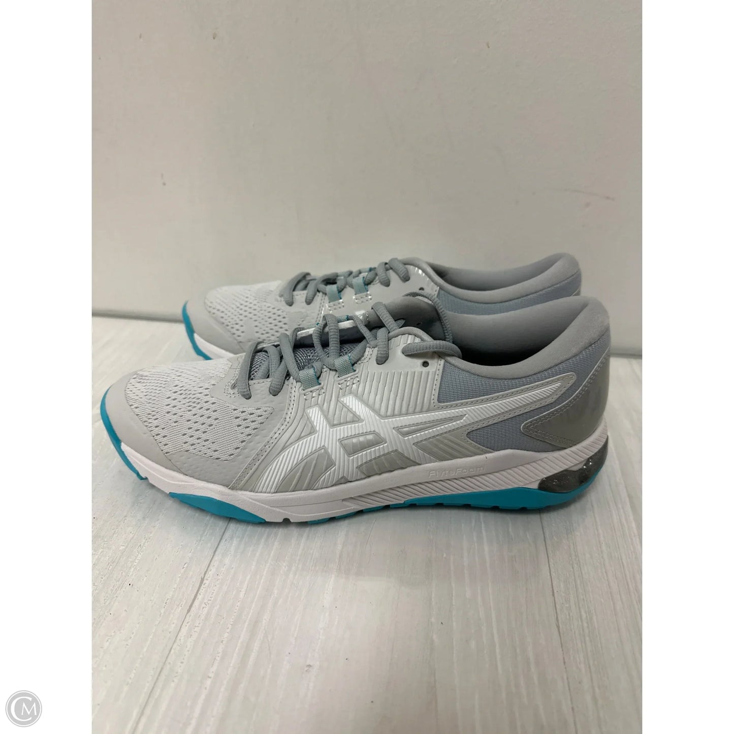 Shoes Athletic By Asics In Blue & Grey, Size: 10