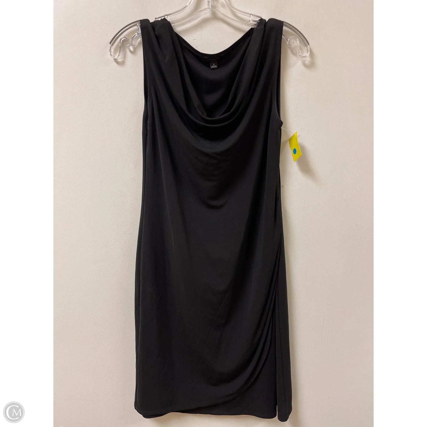 Dress Casual Midi By Ann Taylor In Black, Size: S