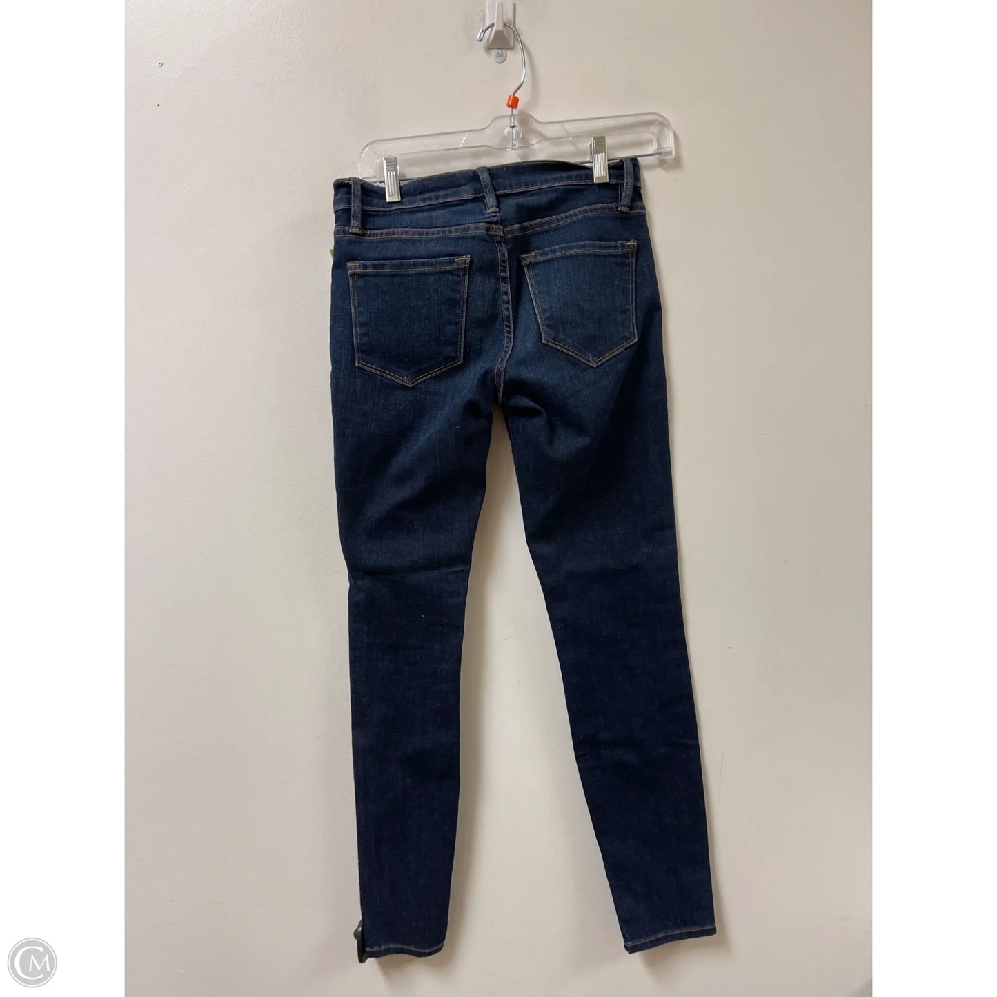 Jeans Skinny By Frame In Blue Denim, Size: 2