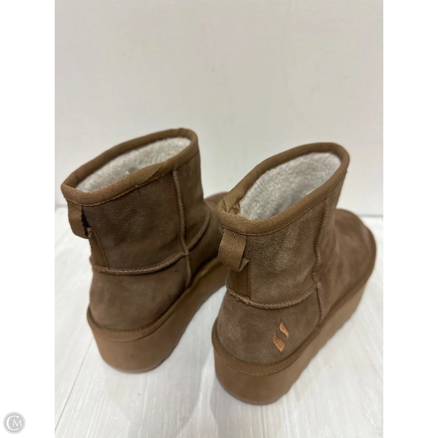 Boots Ankle Flats By Skechers In Brown, Size: 8