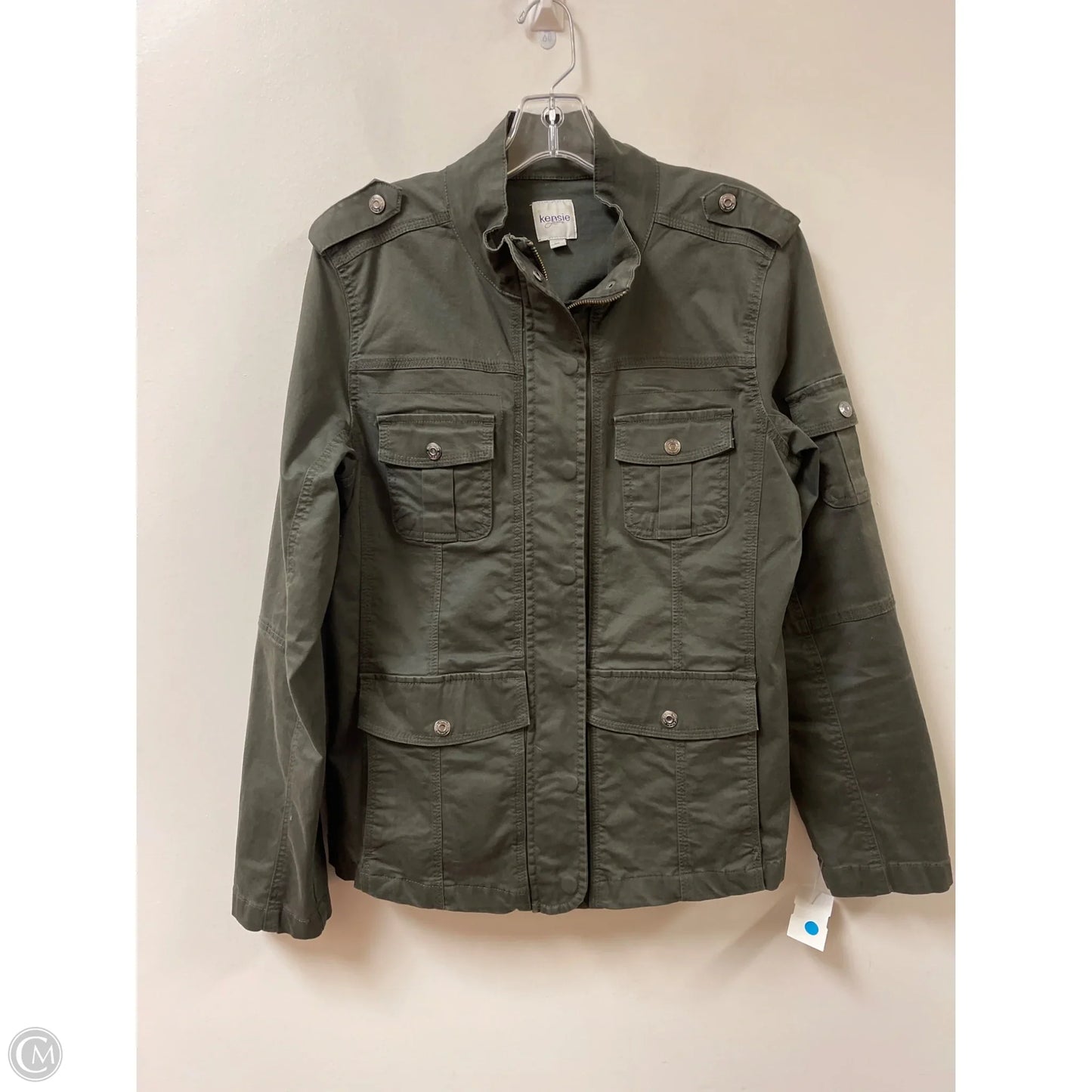 Jacket Utility By Kensie In Green, Size: Xl