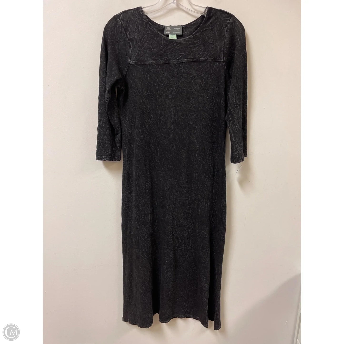 Dress Casual Midi By Saturday/sunday In Black, Size: S