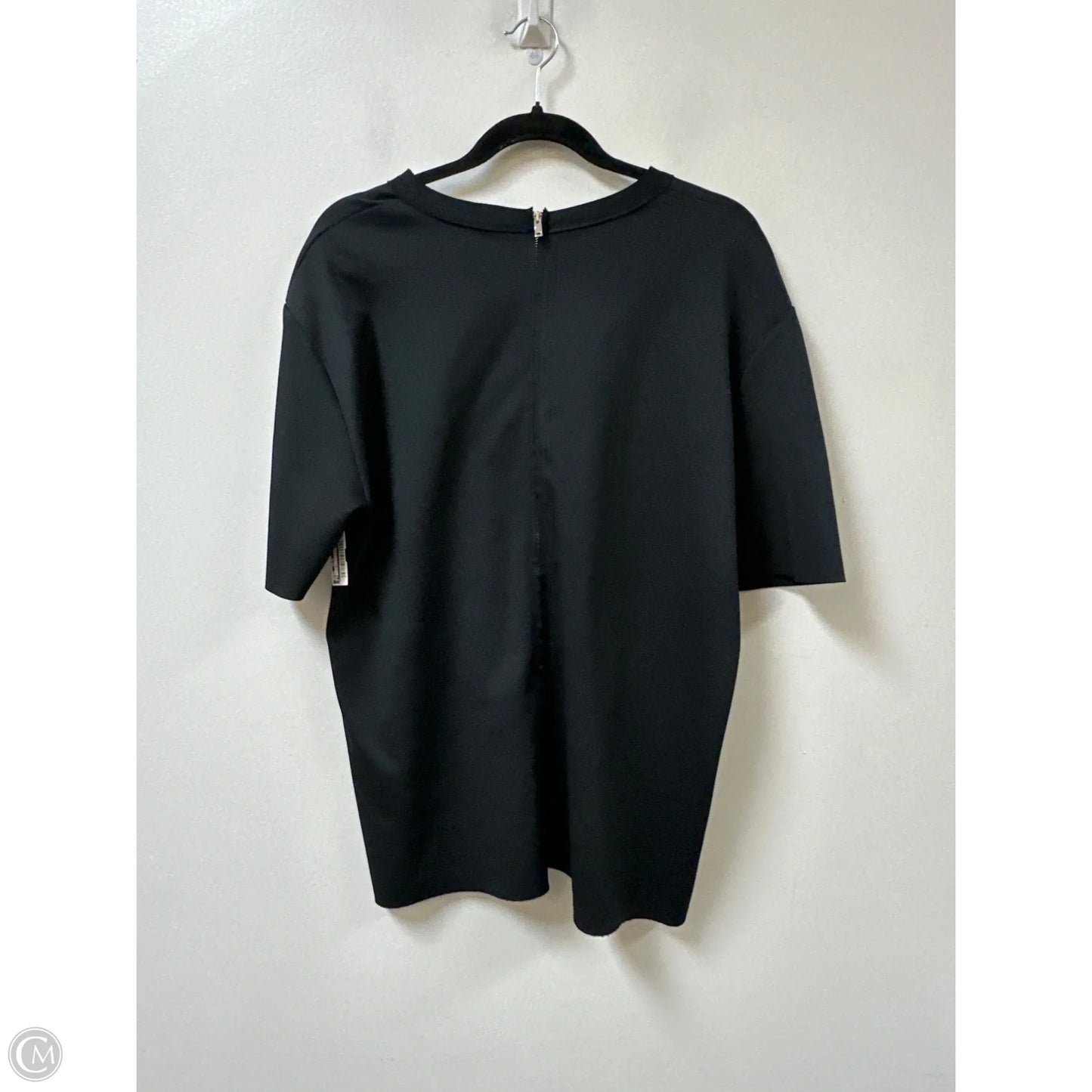 Top Short Sleeve By Zara In Black, Size: M