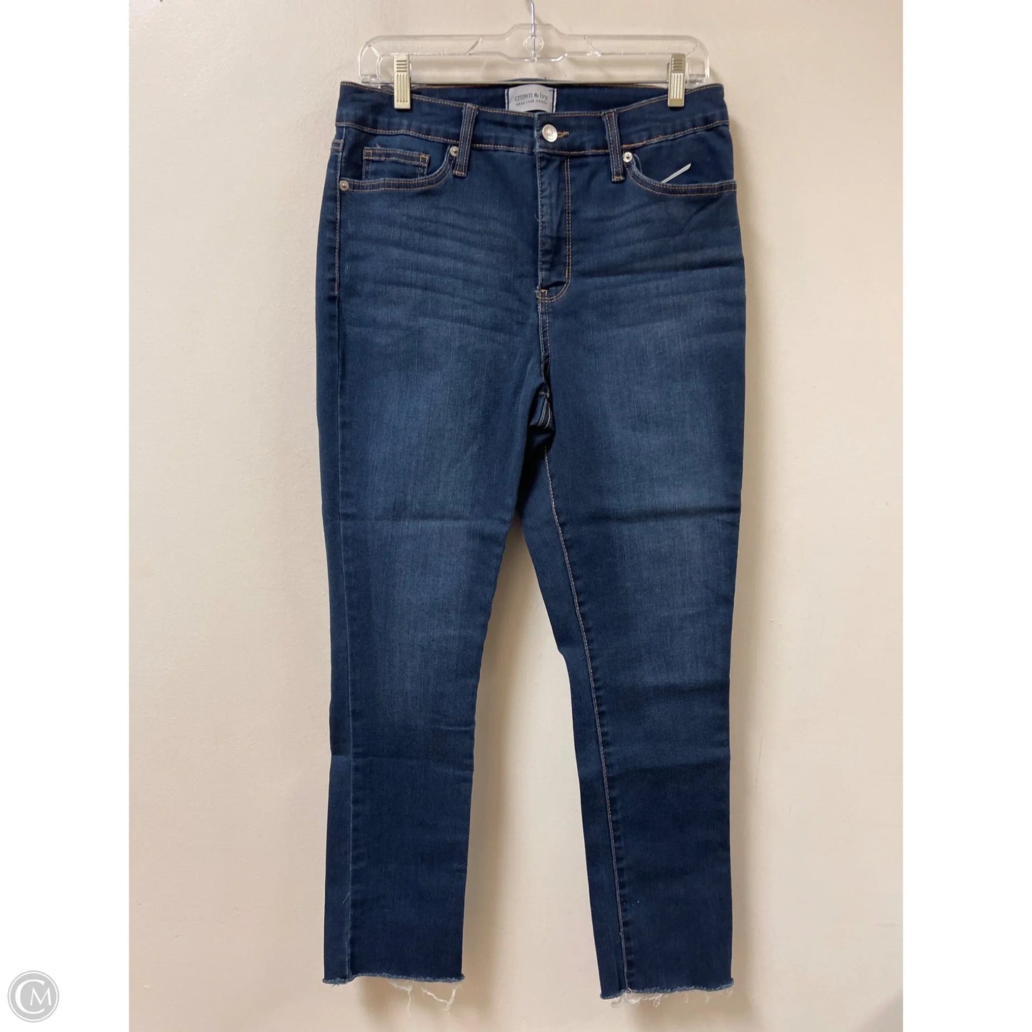 Jeans Skinny By Crown And Ivy In Blue, Size: 10