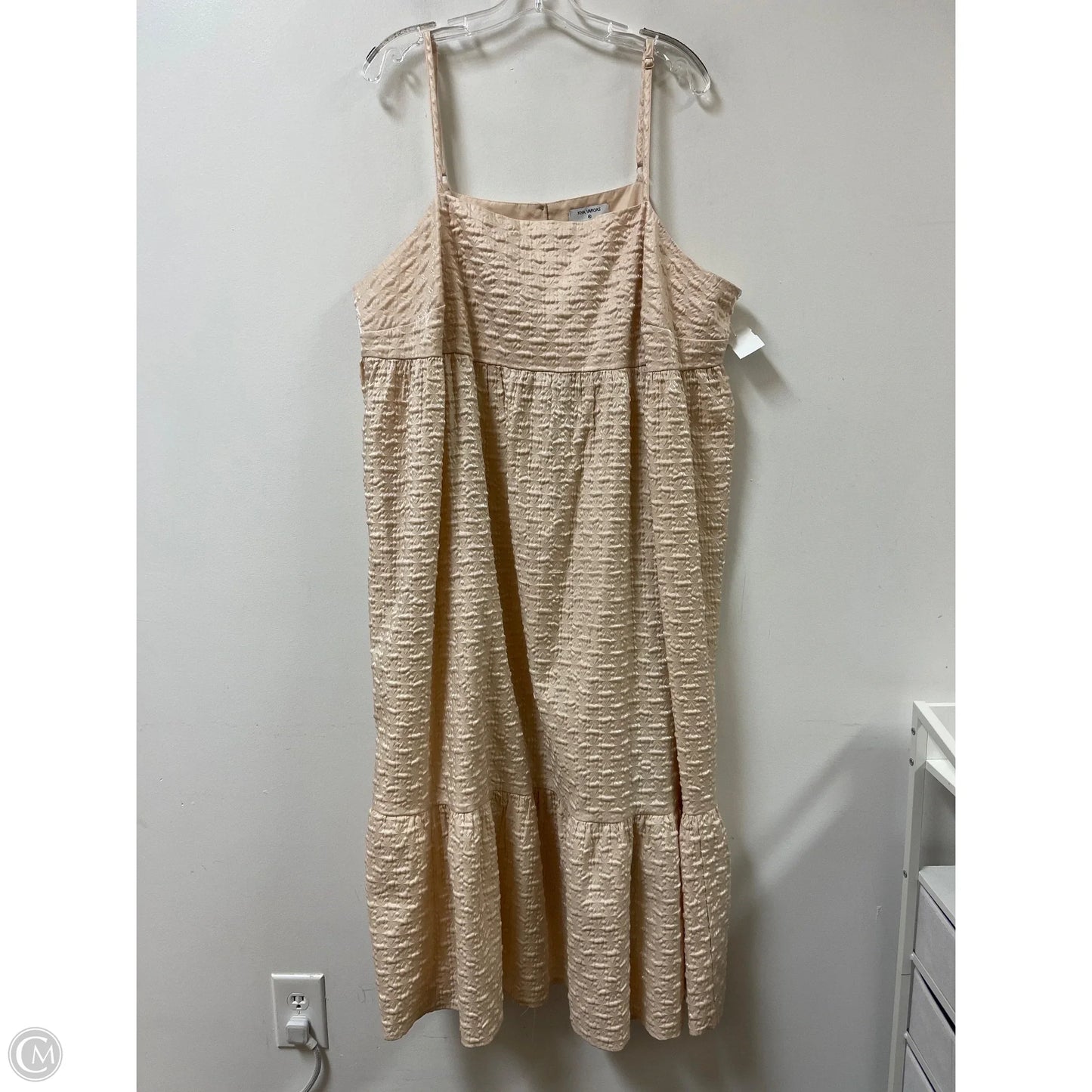 Dress Casual Midi By Target-designer In Cream, Size: 2x