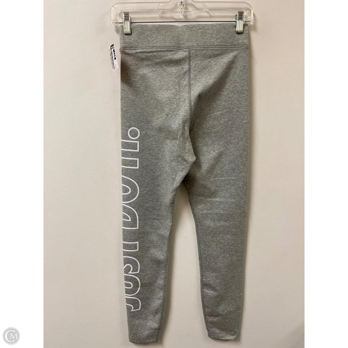 Athletic Leggings By Nike In Grey, Size: S