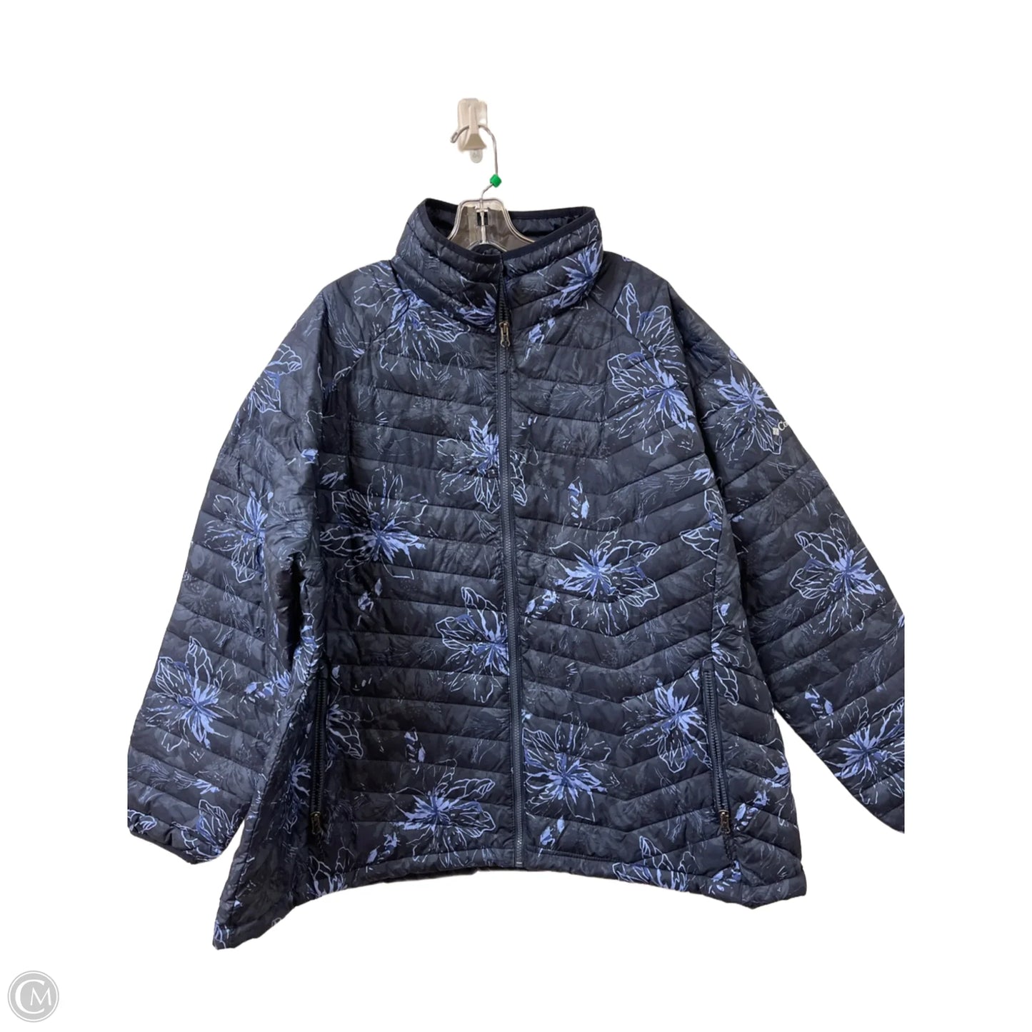 Jacket Puffer & Quilted By Columbia In Navy, Size: 3x