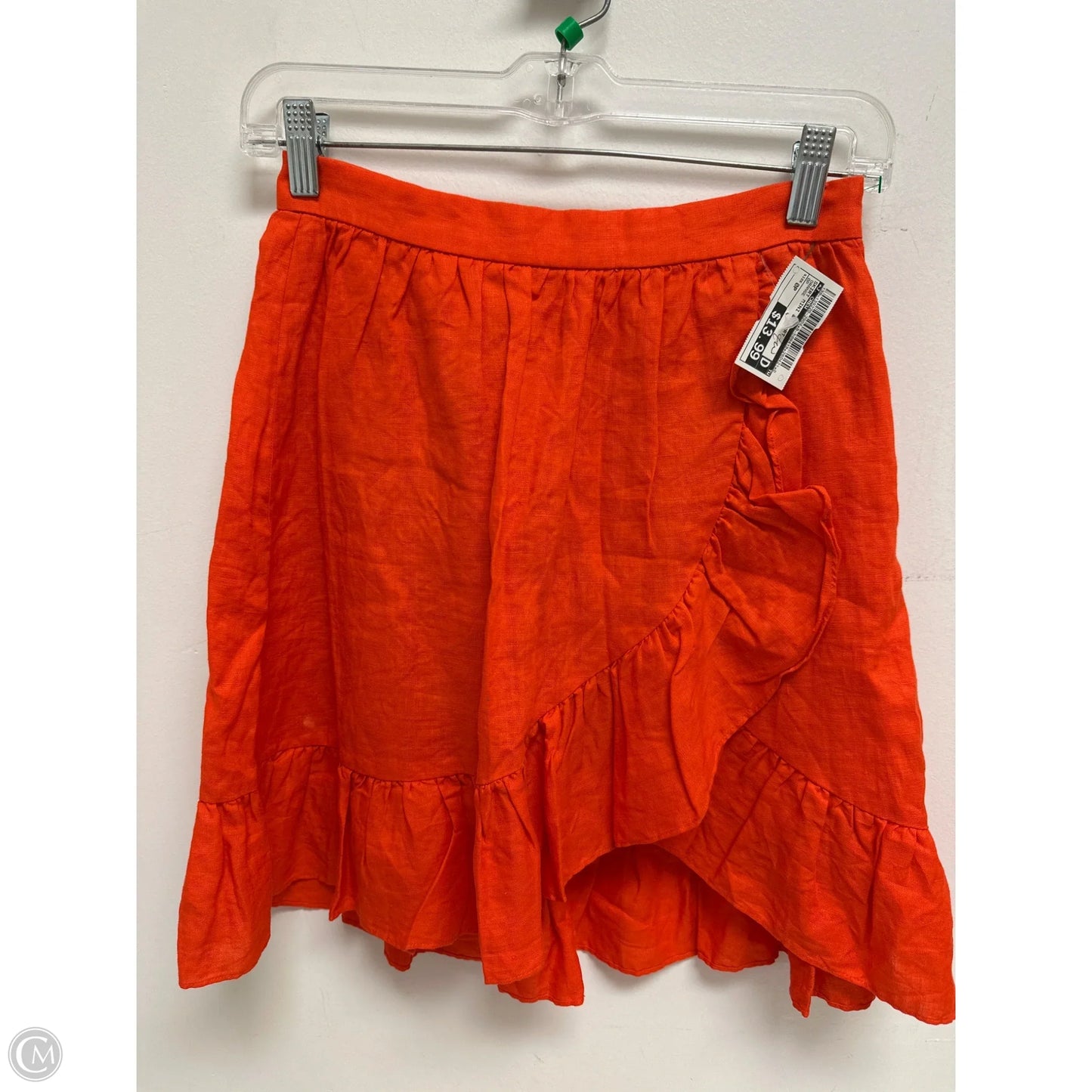 Skirt Mini & Short By J. Crew In Orange, Size: 0p