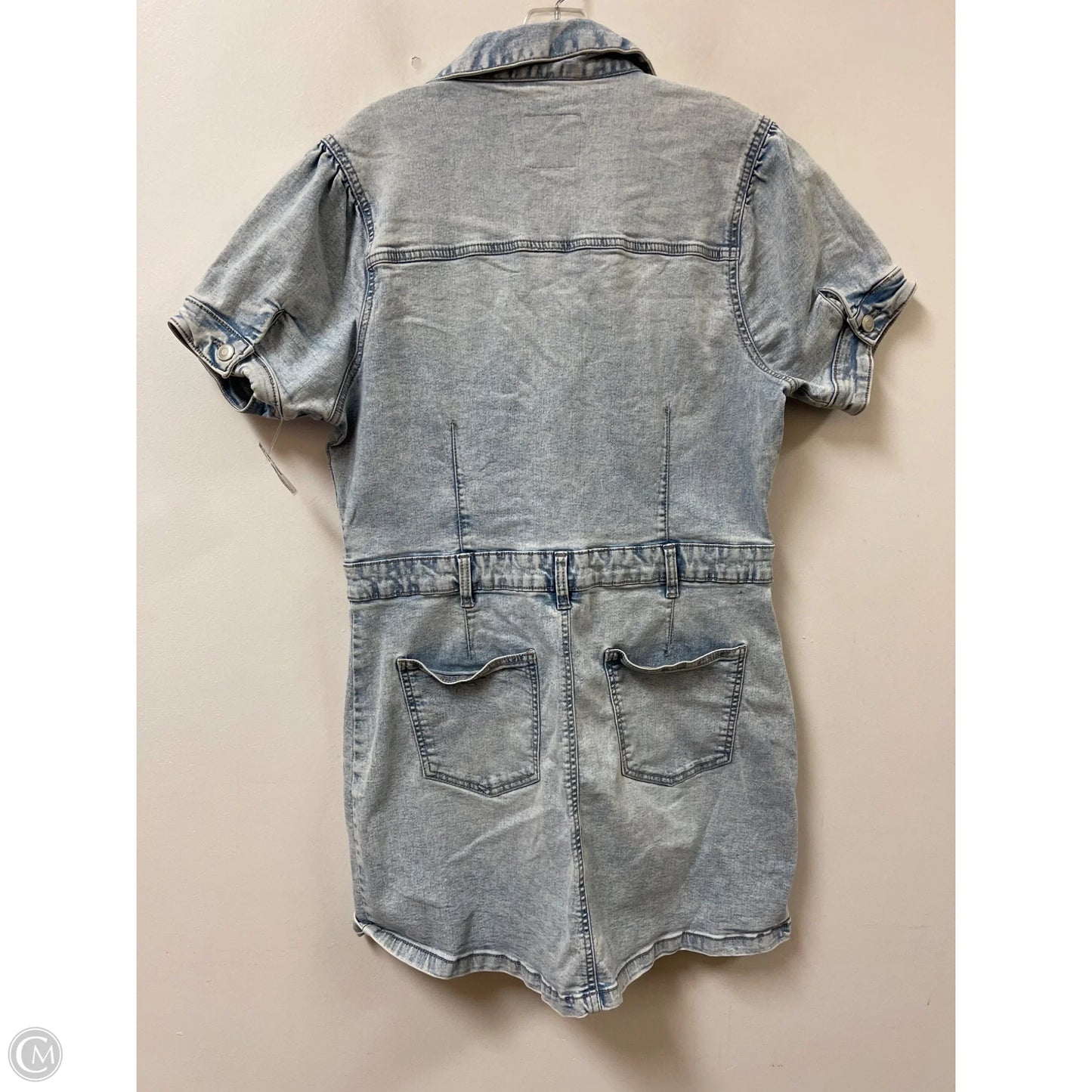 Dress Casual Short By Celebrity Pink In Blue, Size: Xl