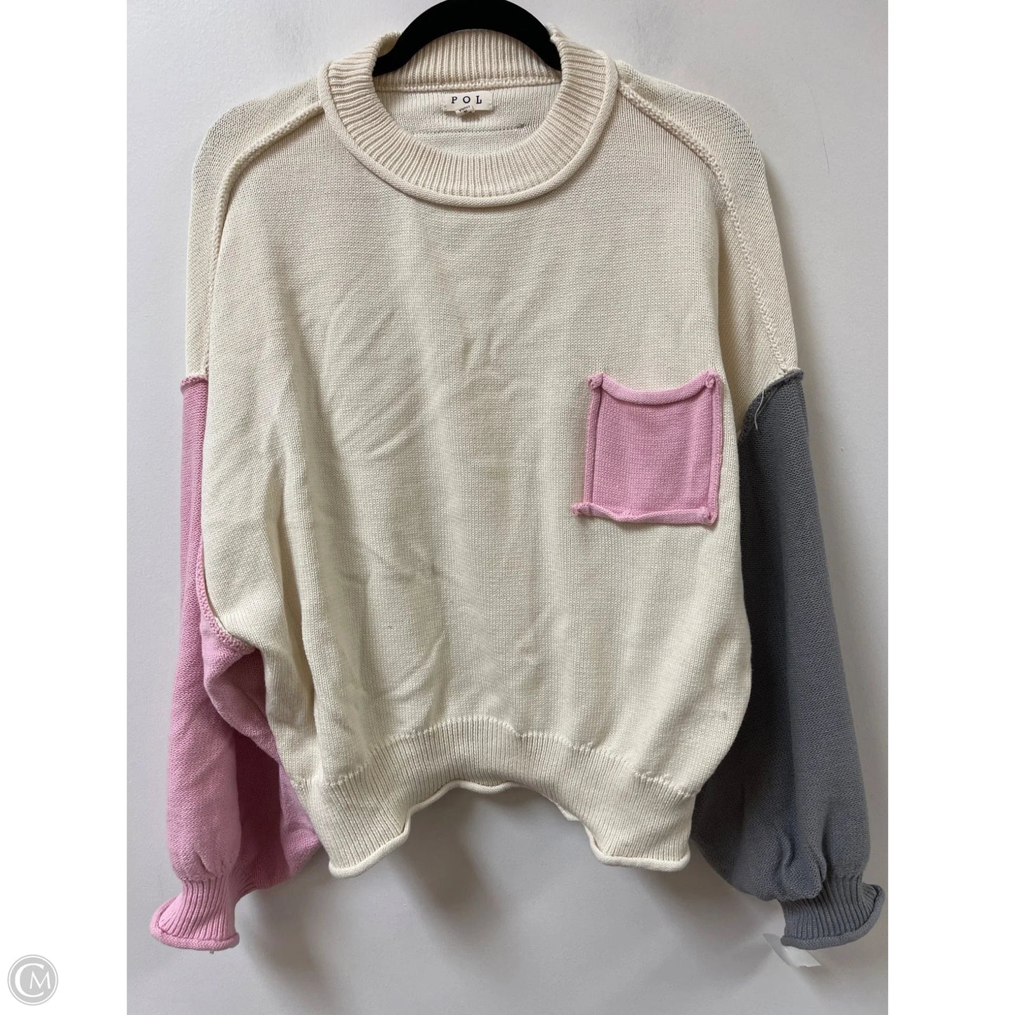 Sweater By Pol In Cream, Size: L