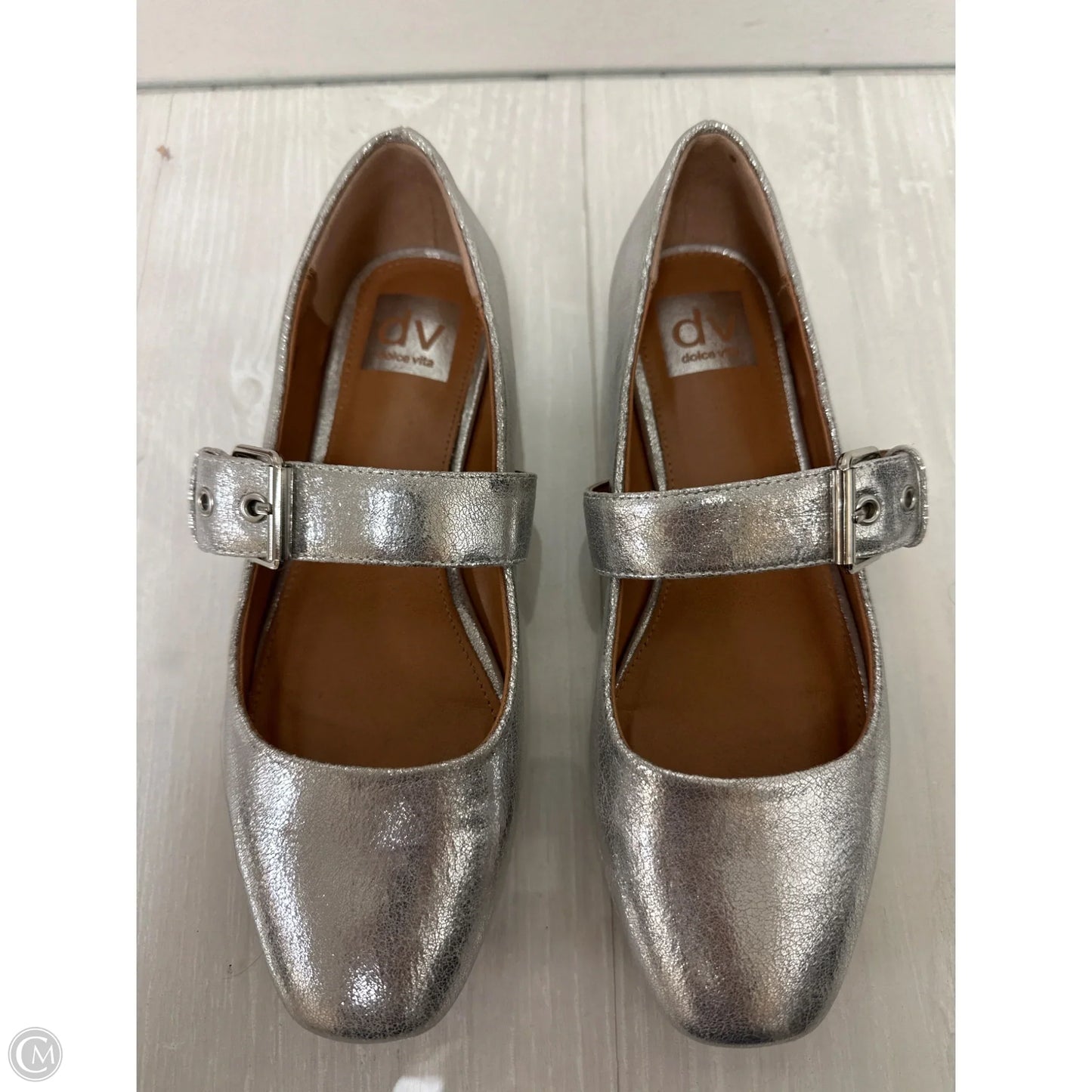 Shoes Flats By Dolce Vita In Silver, Size: 7