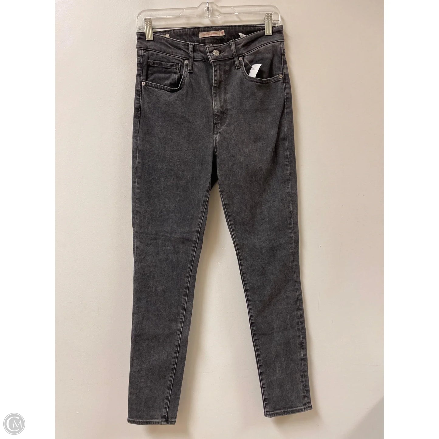 Jeans Skinny By Levis In Grey, Size: 10