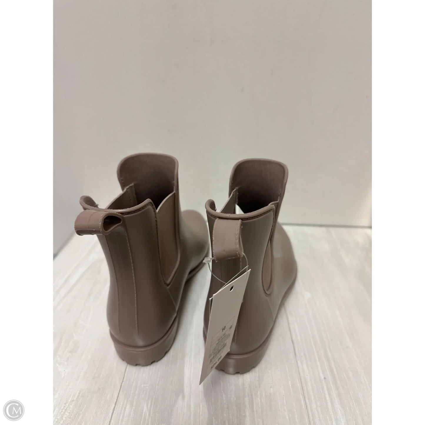 Boots Rain By A New Day In Tan, Size: 10