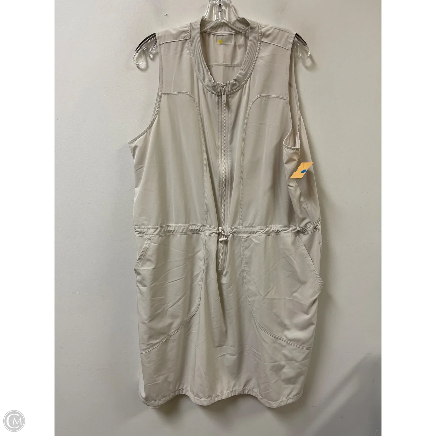 Athletic Dress By Zella In Cream, Size: 2x