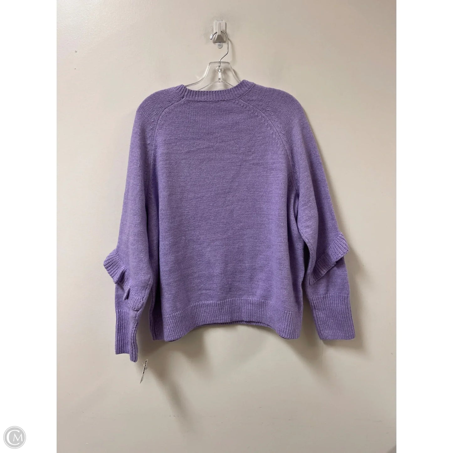 Sweater By Time And Tru In Purple, Size: 1x