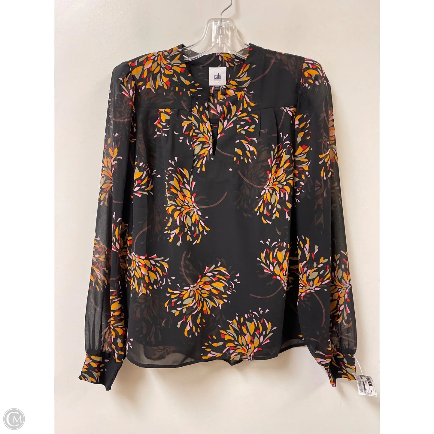 Top Long Sleeve By Cabi In Black, Size: Xs