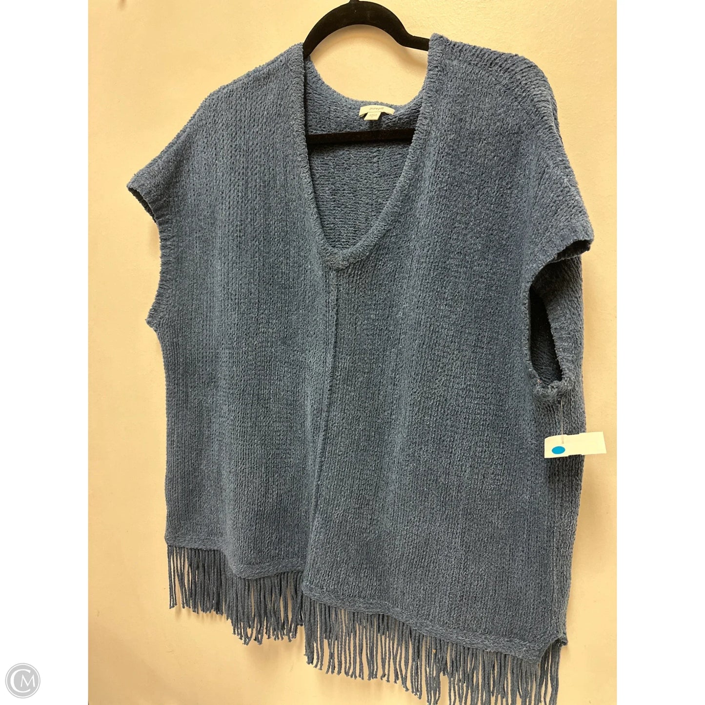 Sweater Short Sleeve By Pure Jill In Blue, Size: Xl