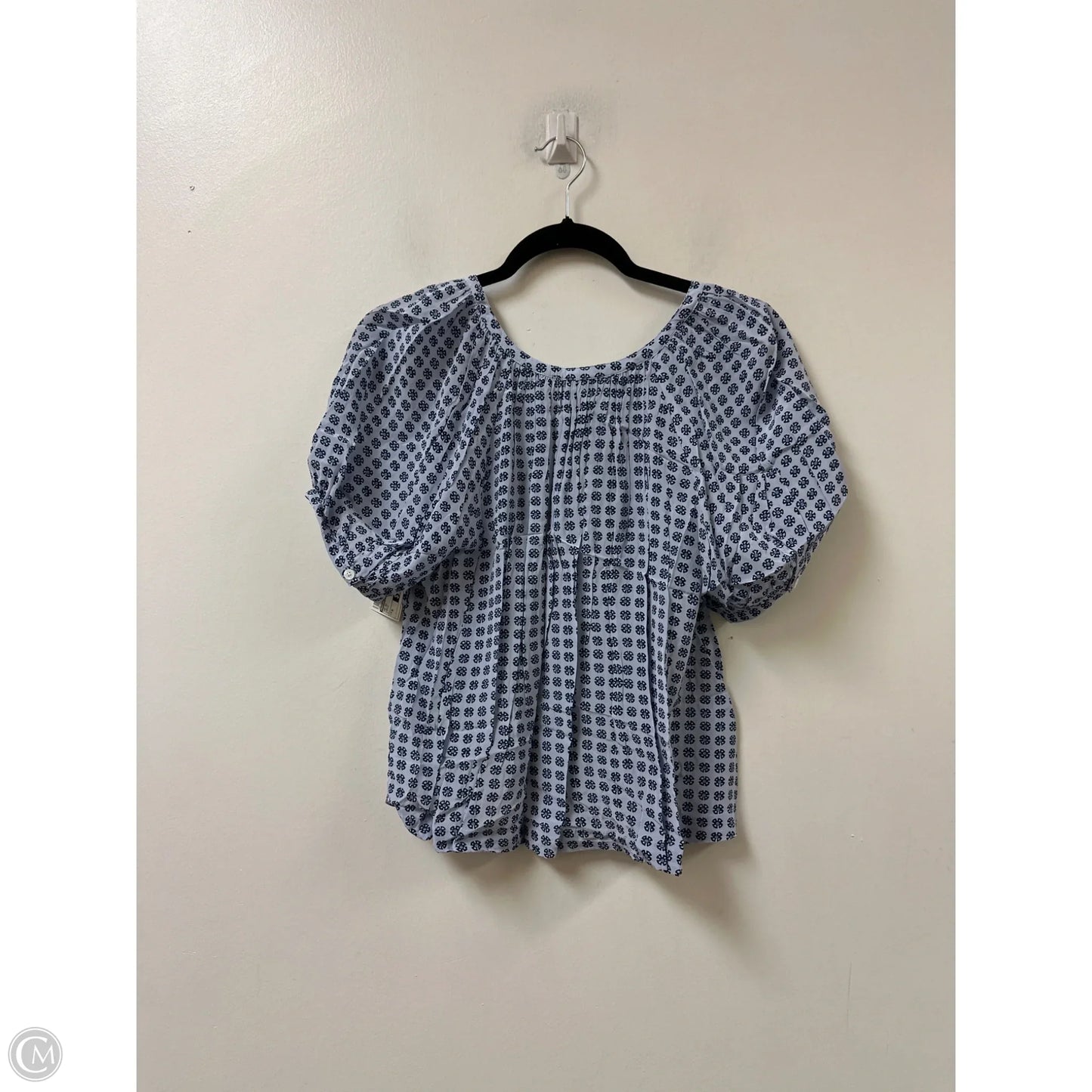 Top Short Sleeve By Madewell In Purple, Size: M