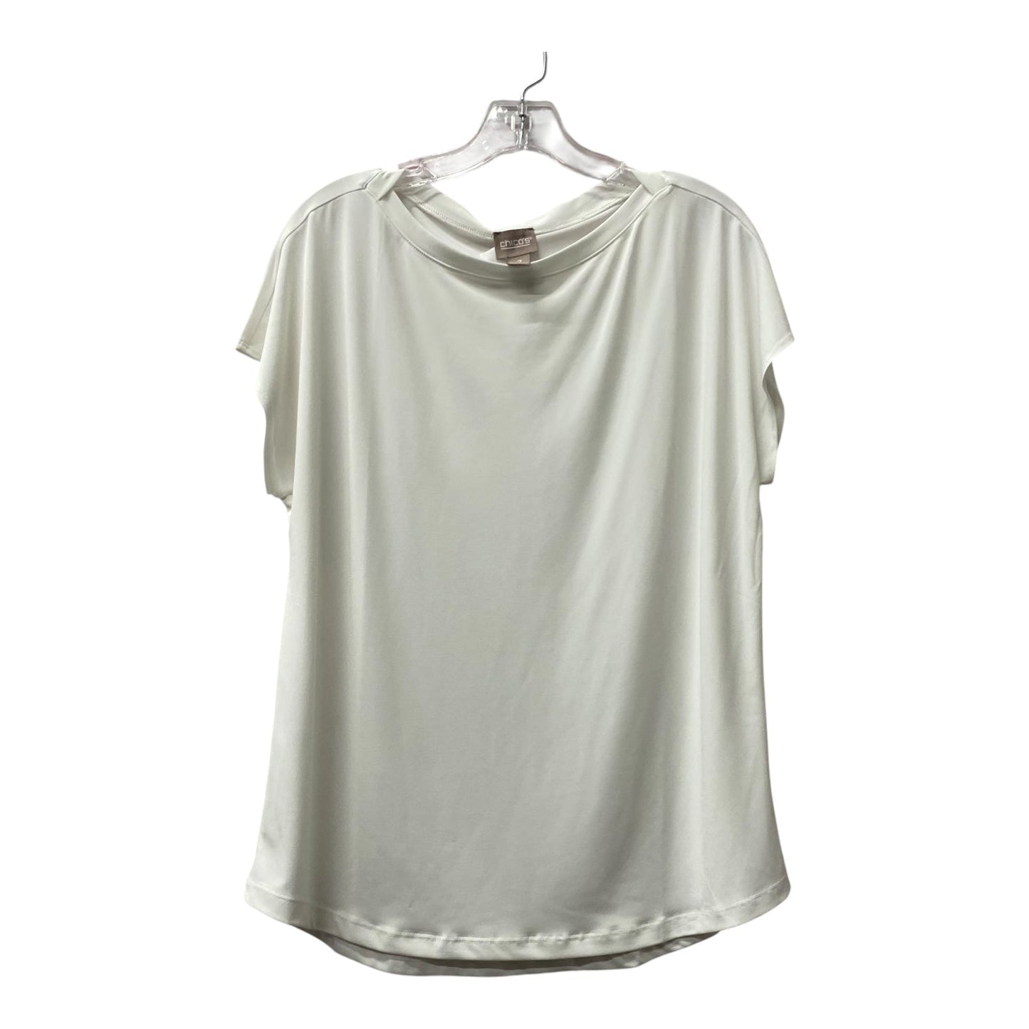 Top Ss Basic By Chicos In White, Size:L