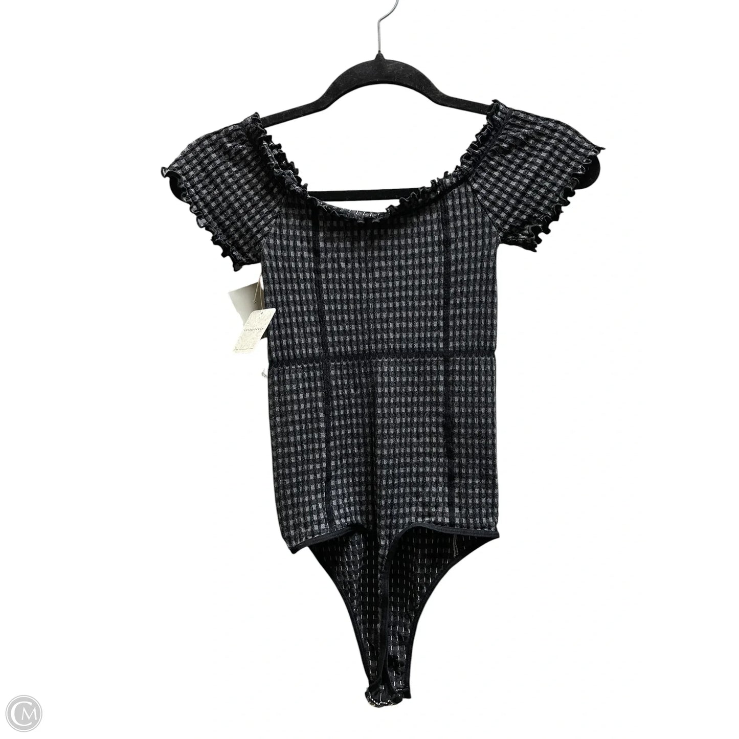 Bodysuit By Free People In Plaid Pattern, Size: Xs