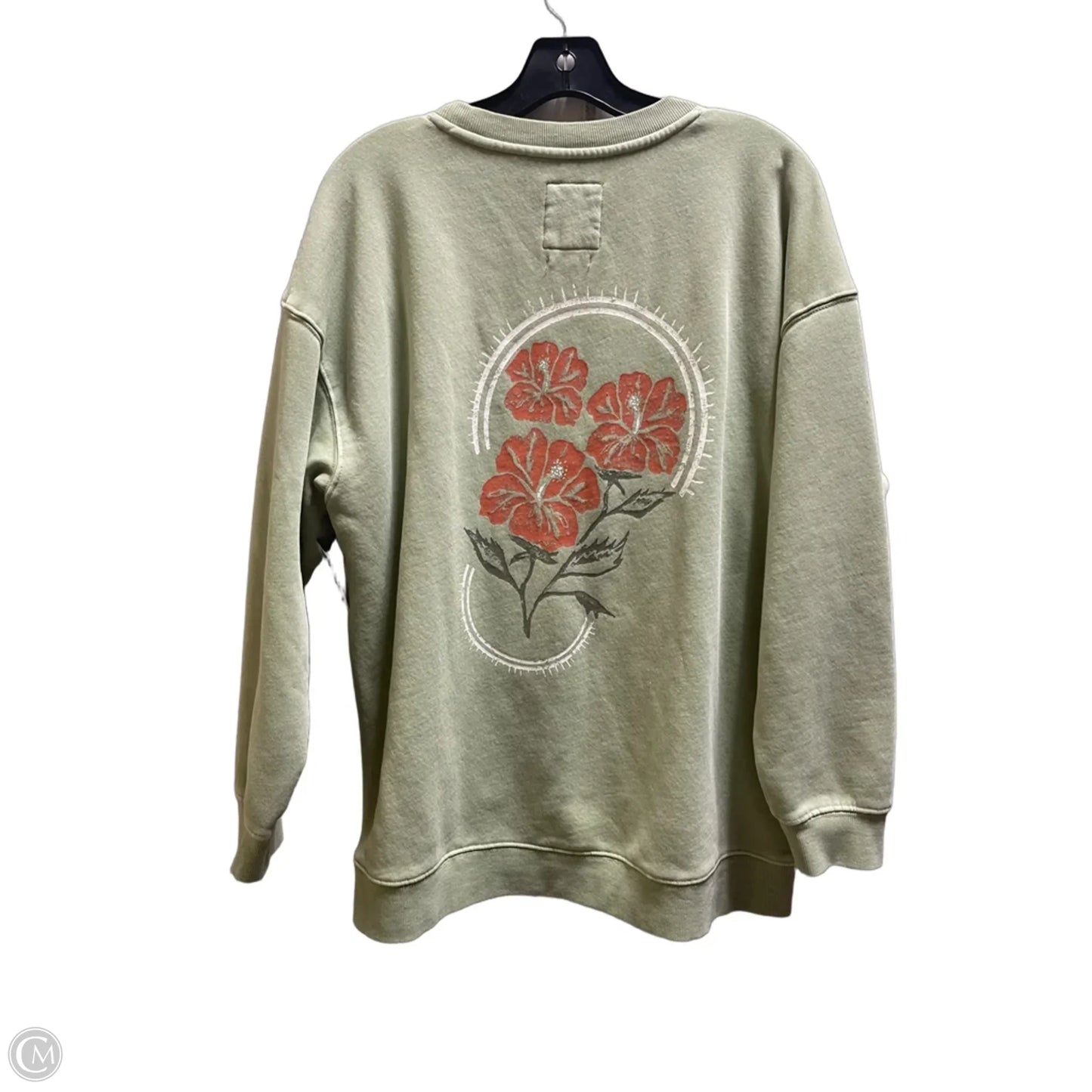 Sweatshirt Crewneck By C And C In Green, Size: S