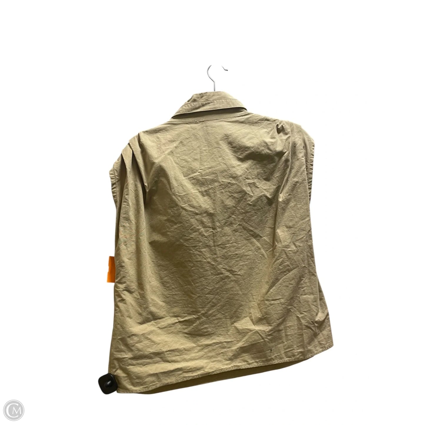 Top Sleeveless By Mare Mare In Tan, Size: M