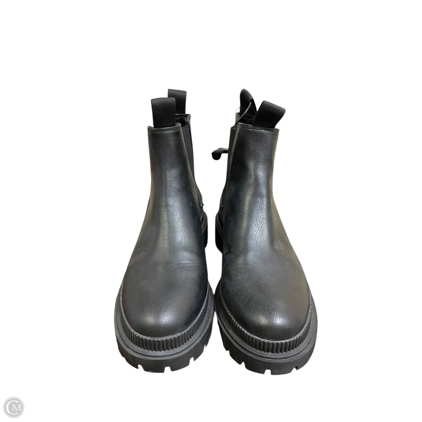 Boots Ankle Flats By H&m In Black, Size: 10