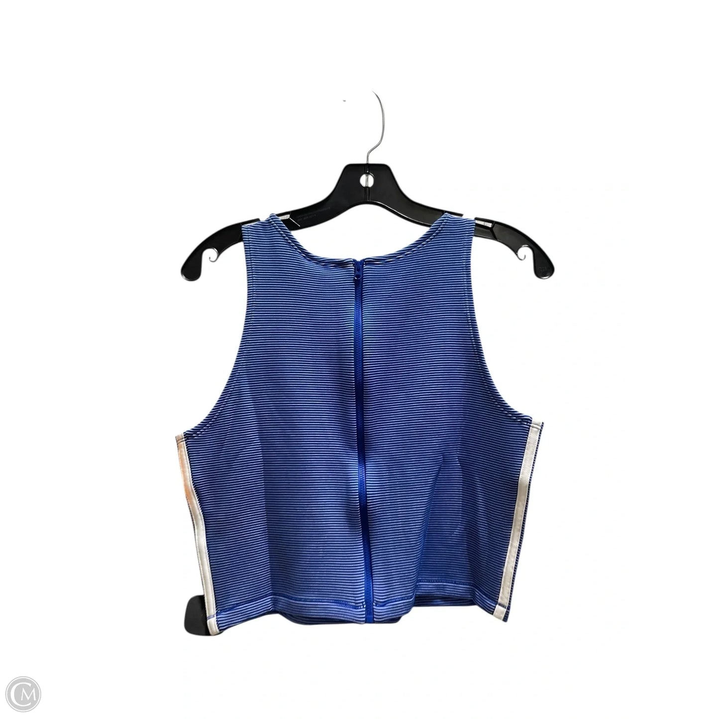 Athletic Tank Top By Adidas In Blue, Size: L