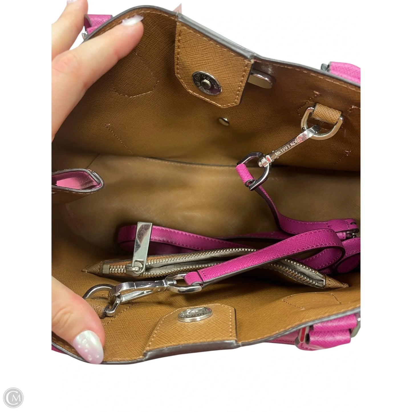 Handbag Designer By Michael Kors, Size: Medium