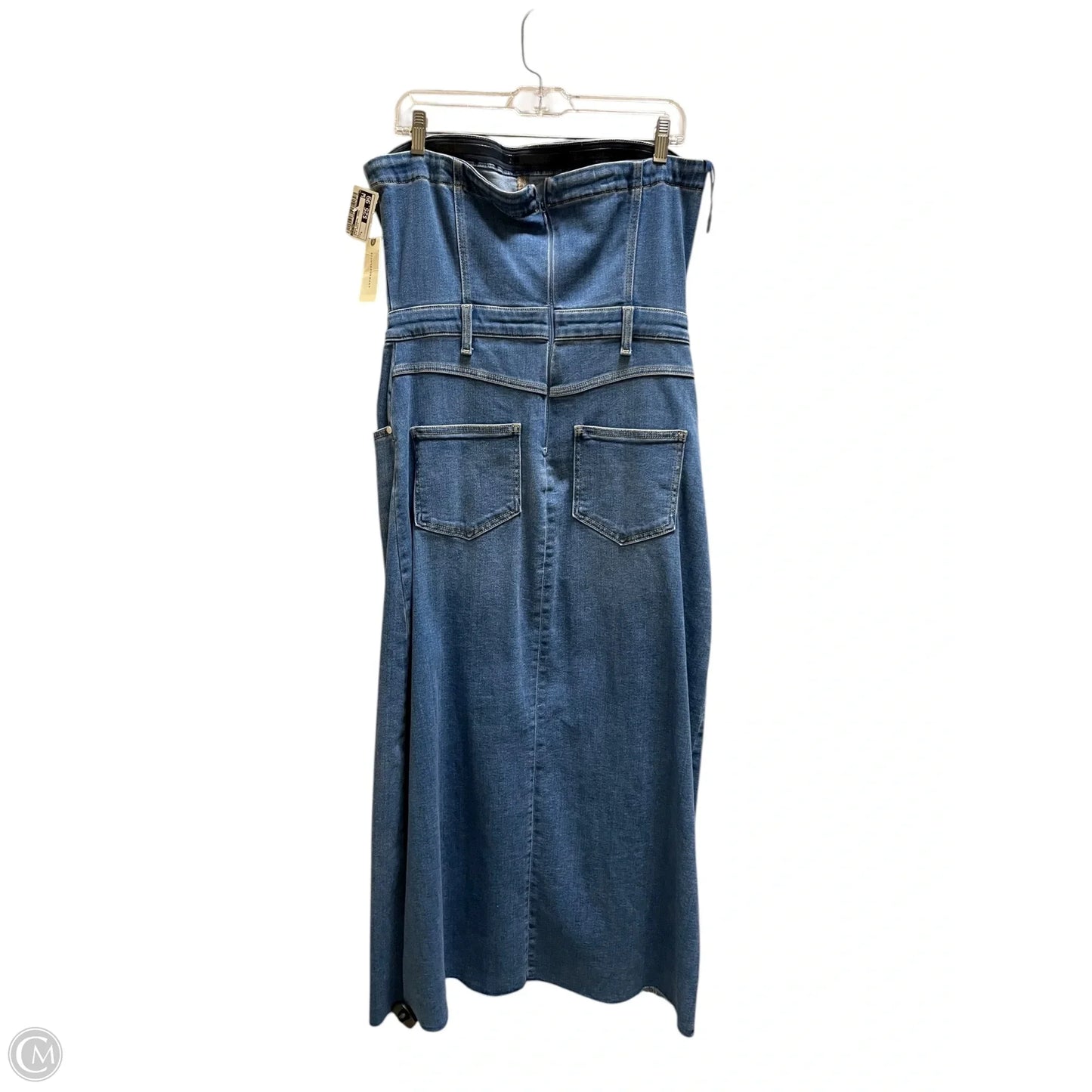 Dress Casual Midi By Pilcro In Blue Denim, Size: L